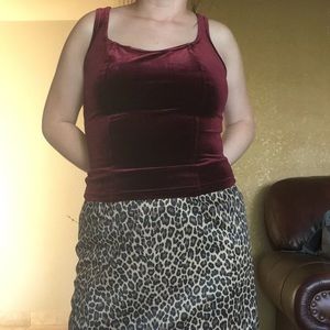 90s Velvet Tank